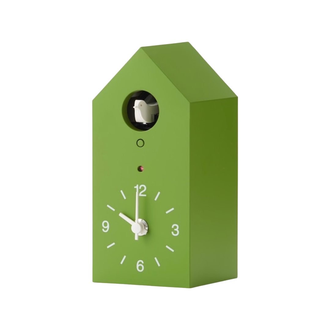 Muji Cuckoo Green Clock Like New Alarm Jam, Perabotan Rumah di Carousell