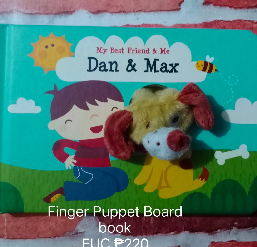 My Best Friend & Me Dan & Max Finger Puppet Boardbook ...