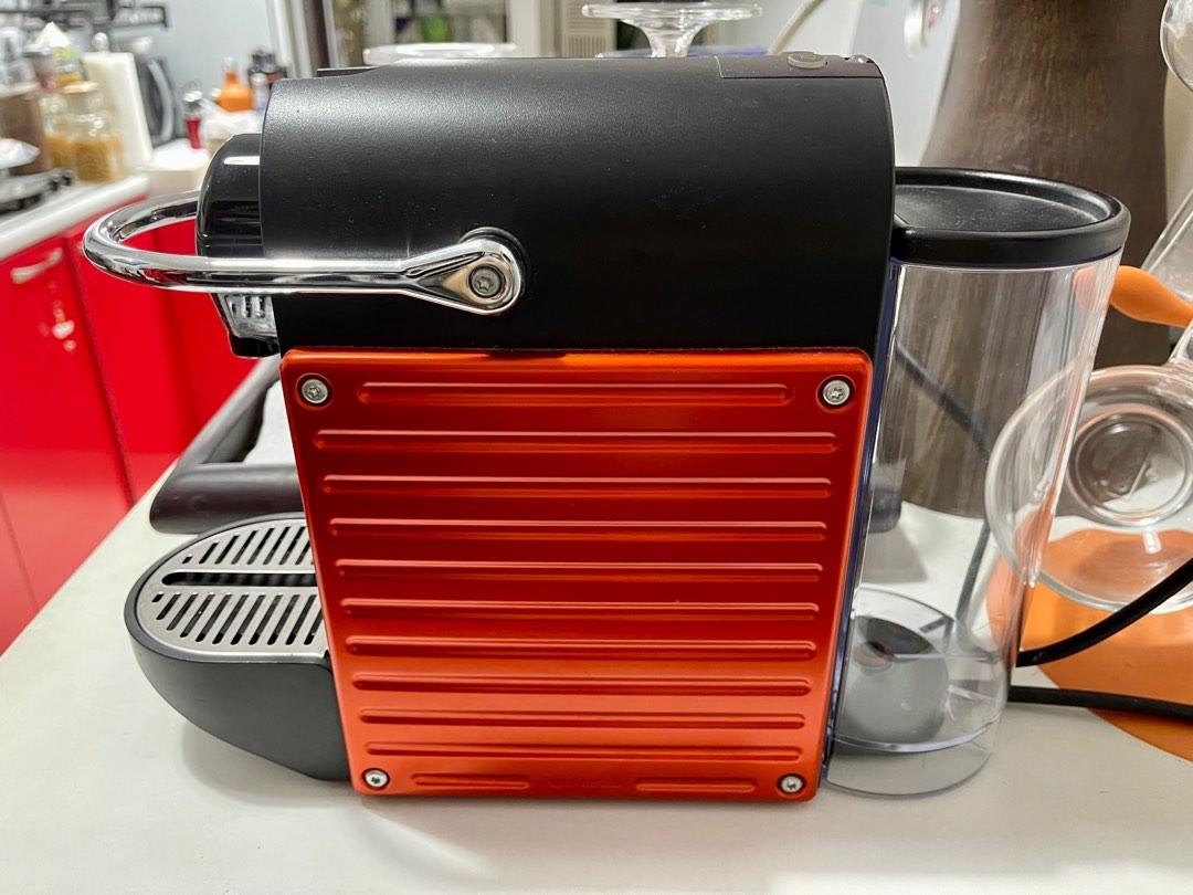 Nespresso PIXIE coffee machine in Electric Red, TV & Home Appliances