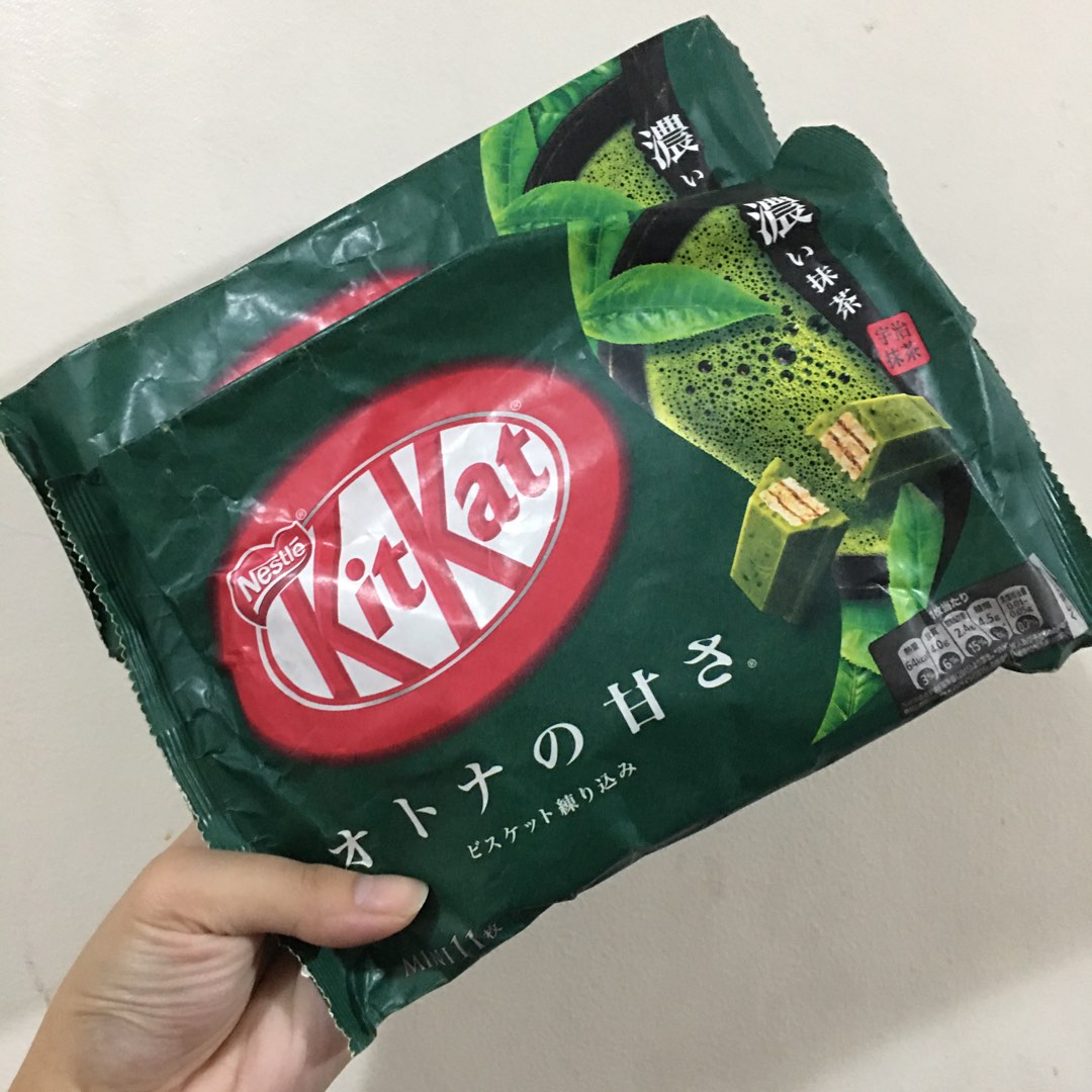 Nestle Kitkat Uji Matcha Green Chocolate, Food & Drinks, Other Food