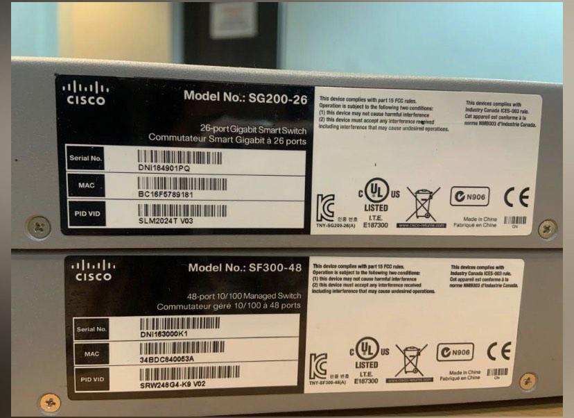 Network Switch Cisco, Computers & Tech, Parts & Accessories, Networking ...