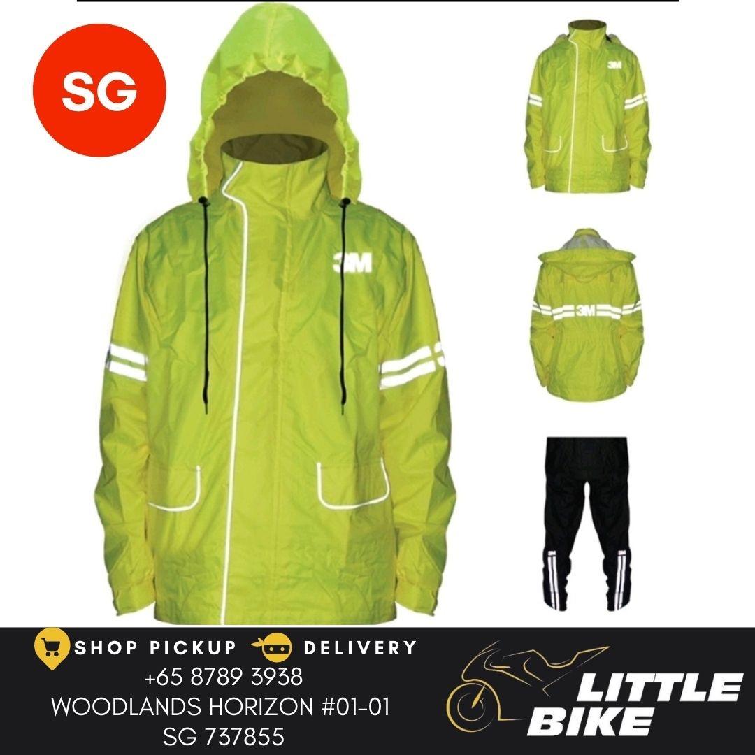 NEW 2022 3M Raincoat with hood waterproof riding rain jacket pants