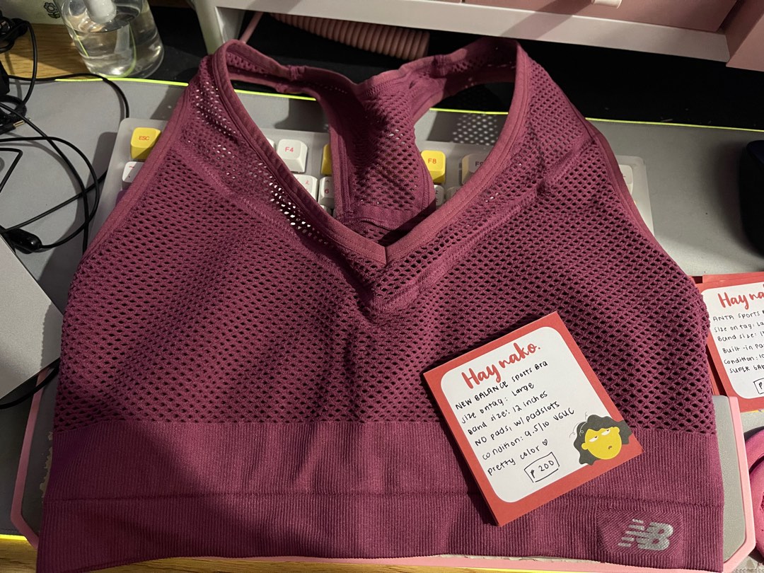 NEW BALANCE Sports Bra, Women's Fashion, Activewear on Carousell