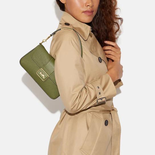 Coach olive store green crossbody