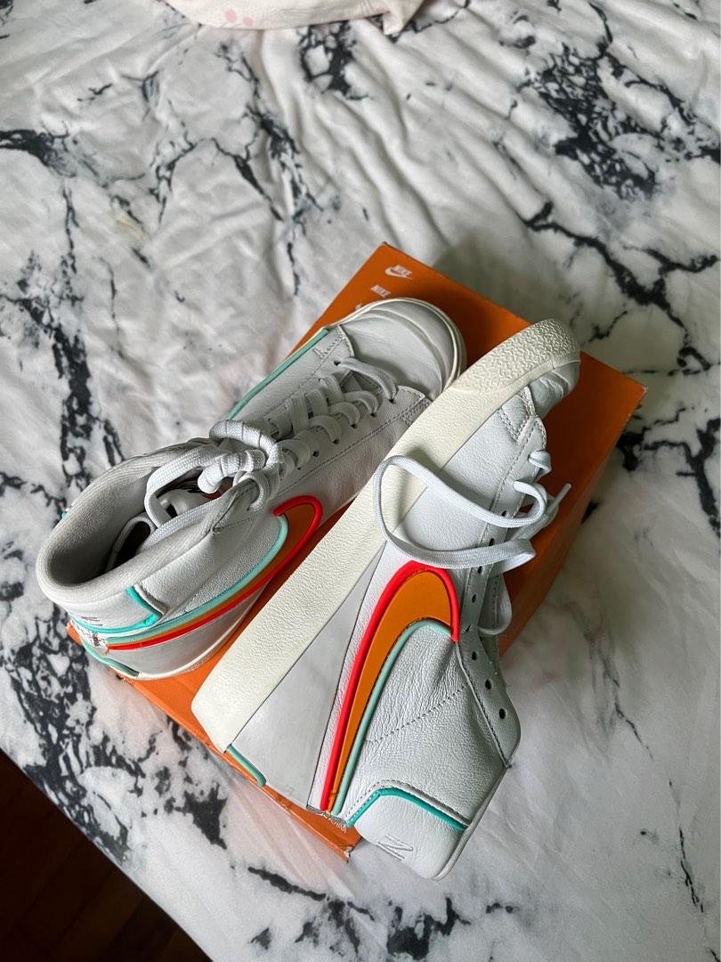 nike blazer mid 77 infinite kumquat unisex, Women's Fashion, Footwear