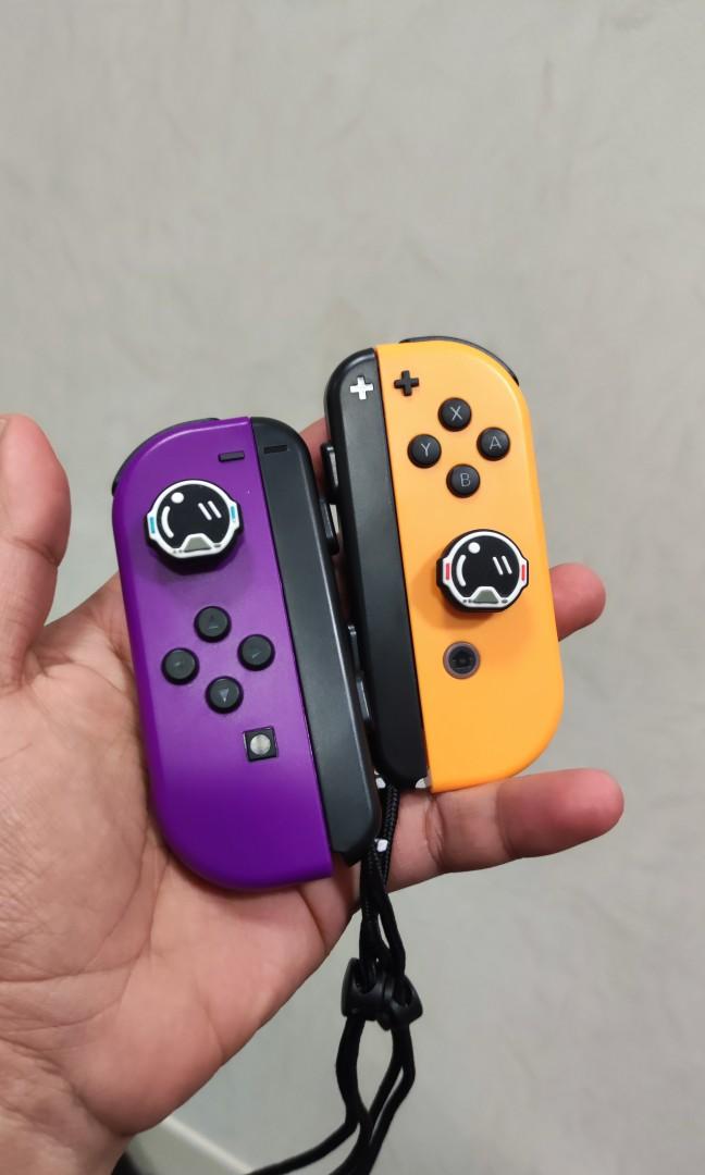Orange and top purple joycons