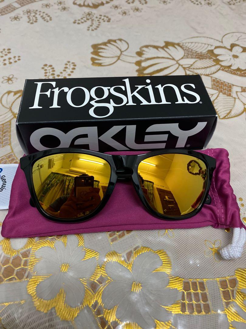 Oakley frogskins cheap 24k iridium