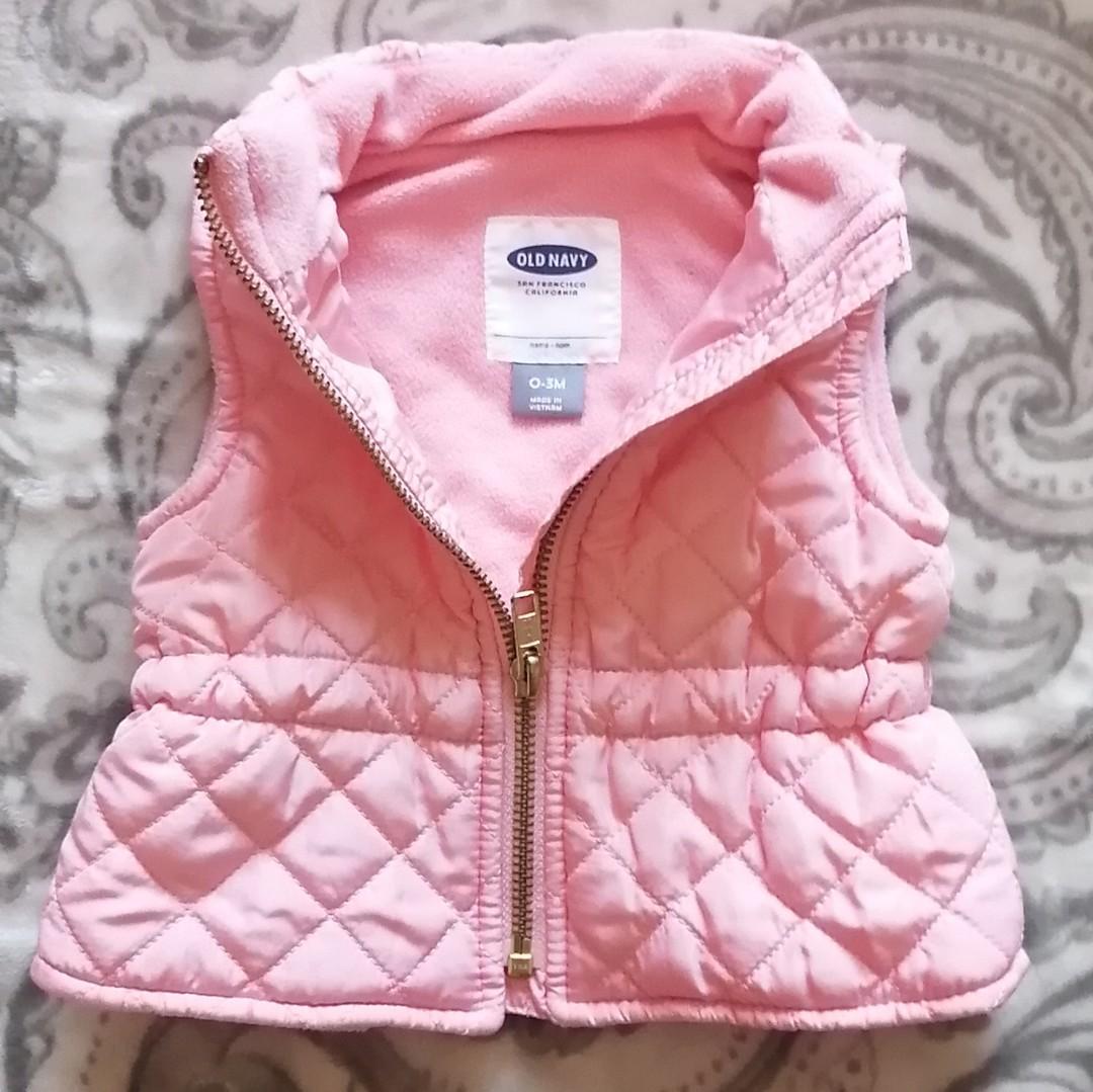 Pink online winter vest