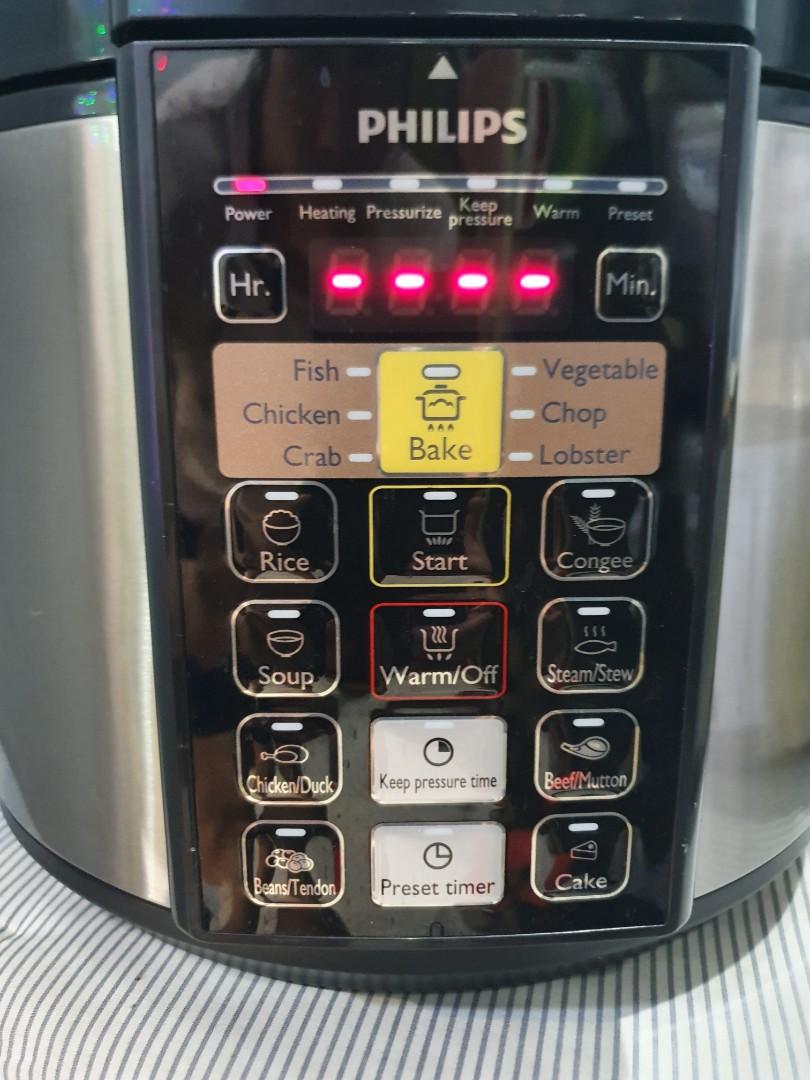 Philips Pressure Cooker HD2136/60, TV & Home Appliances, Kitchen