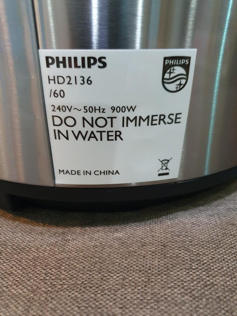 Philips Pressure Cooker HD2136/60, TV & Home Appliances, Kitchen