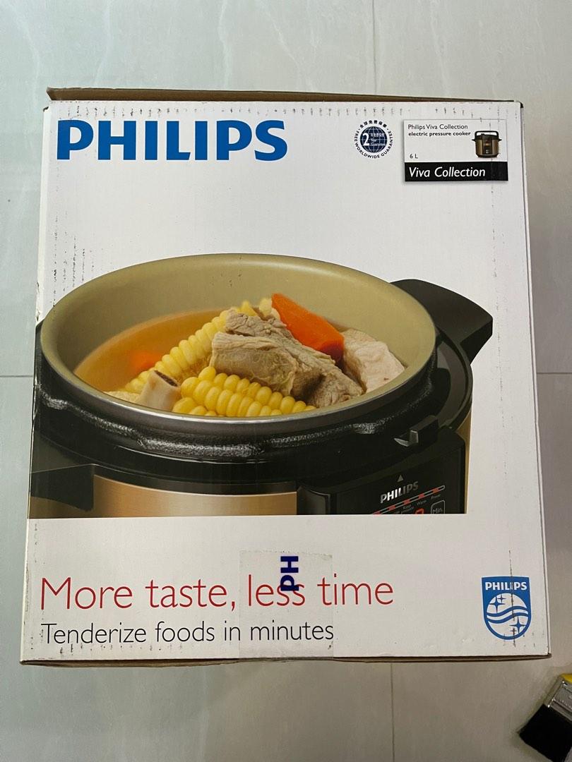 Philips Viva Collection Electric Pressure Cooker (6L) HD2139, TV & Home