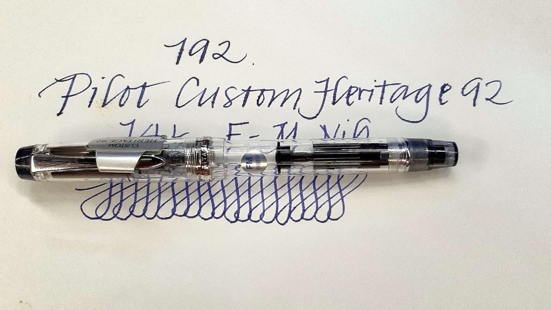 Pilot Custom Heritage 92 (Category: Stationery & School Supplies) located in Caloocan City. Submitted by gaberuaro6563 (Listing ID 1189008842, Image 1). Description: For Sale is a Pilot Custom Heritage 92, in Clear Demonstrator. Piston filler, 14k F-M Nib. .