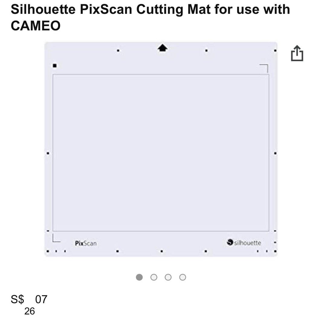 PixScan Mat for Silhouette Cameo, Hobbies & Toys, Stationery & Craft, Craft Supplies & Tools on
