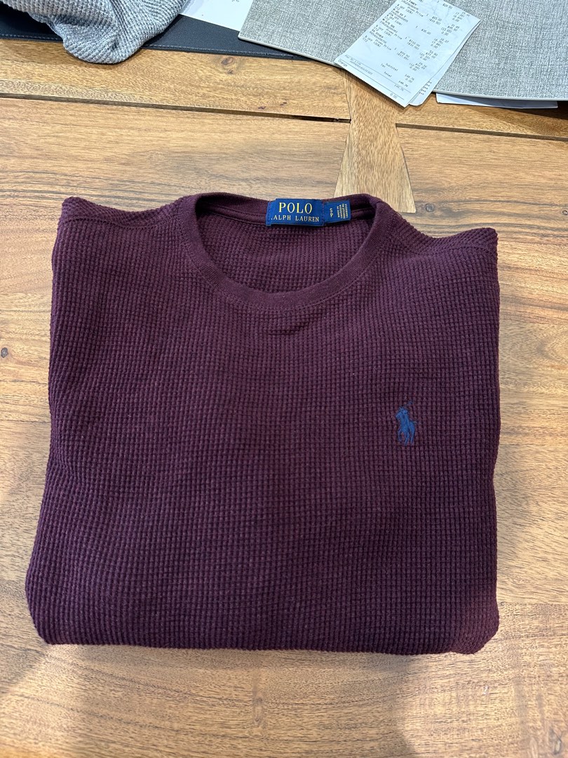 Ralph lauren new arrivals burgundy sweater