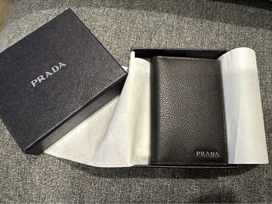 Prada card holder, Men's Fashion, Watches & Accessories, Wallets & Card