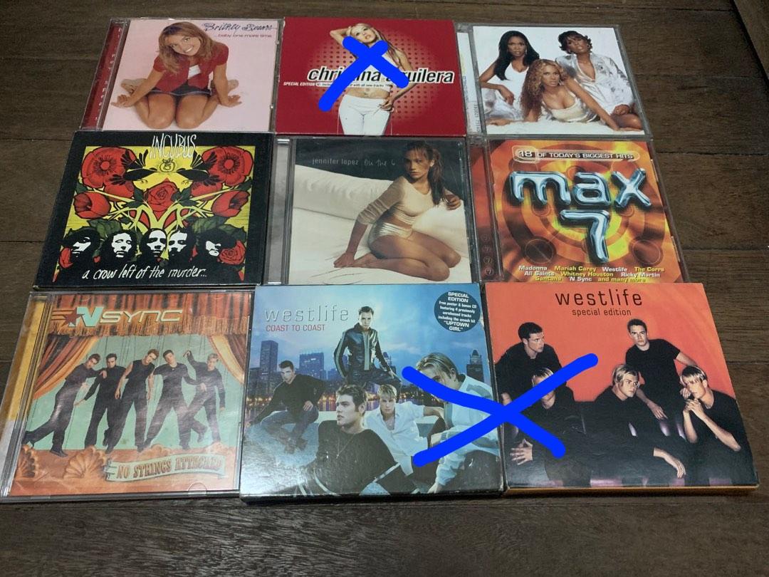 Preloved CDs (Eng) (Category: CDs & DVDs) located in Pasay City. Submitted by dyongjo (Listing ID 1181686360, Image 3). Description: Preloved CDs Please manage your expectations Cases & Cds have scratches as these are preloved albums ₱150-250each Available: - Britney Spears Baby One More Time ❌SOLD❌ - Christina Aguilera Special Edition (2cds) ❌SOLD❌ - Destiny’s Child Survivor - Incubus A Crow Left of the Murder - Jennifer Lopez On the 6 - Max 7 -