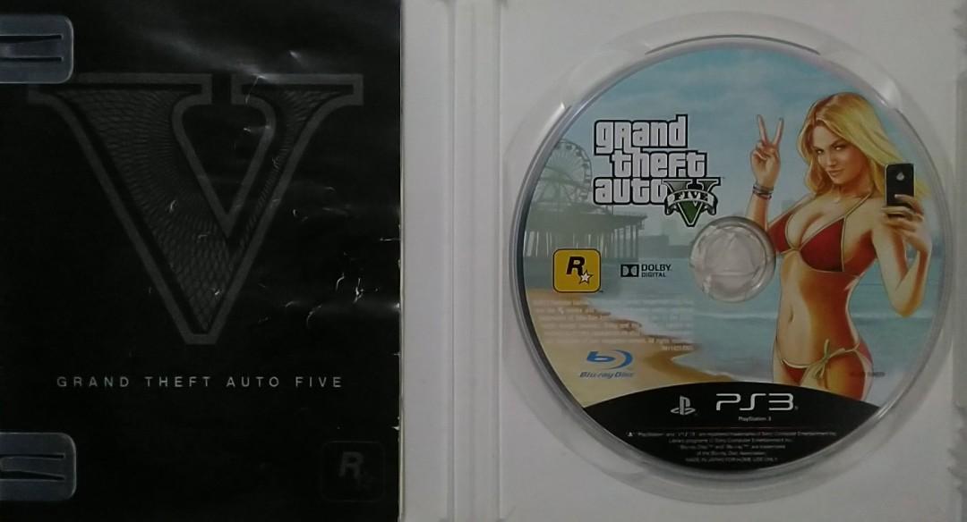 PS3 PlayStation 3 Game GTA V Grand Theft Auto V GTA 5, Video Gaming ...