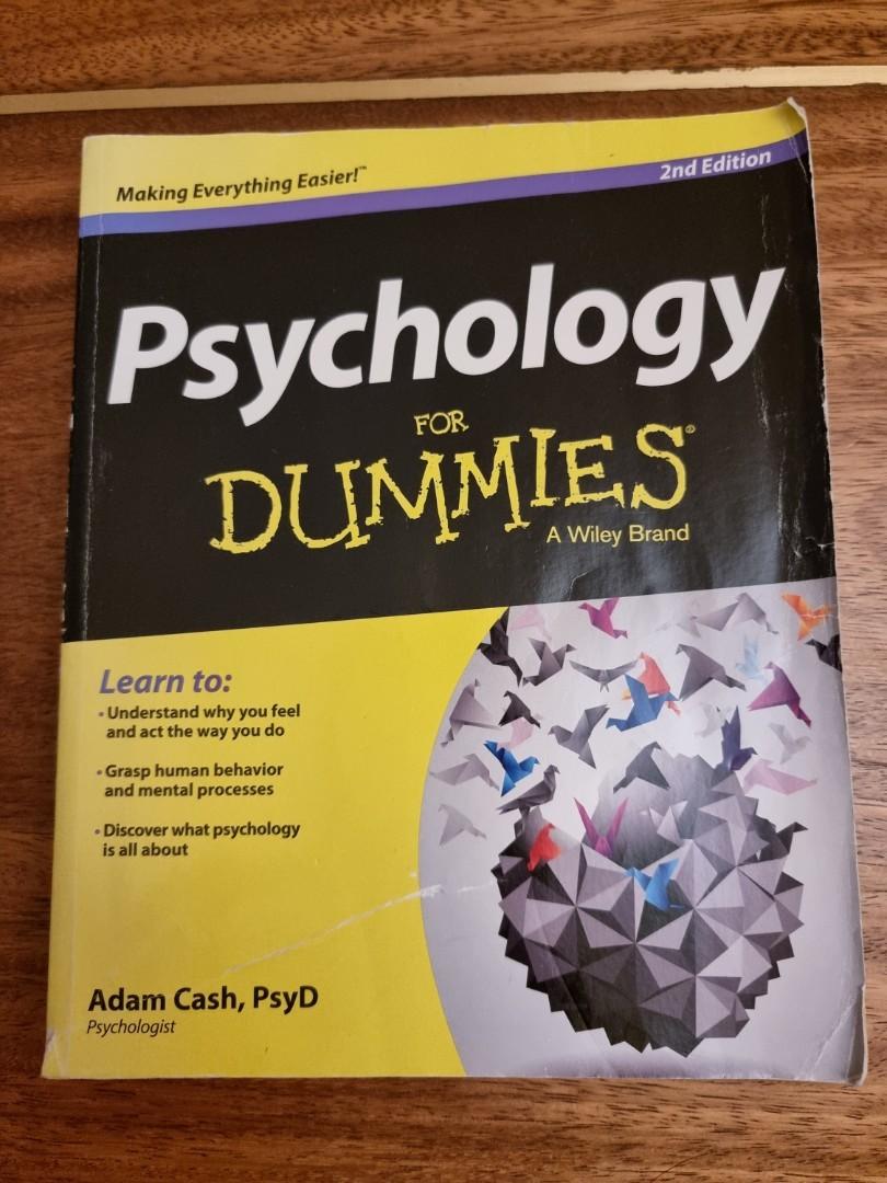 Psychology For Dummies, Hobbies & Toys, Books & Magazines, Fiction