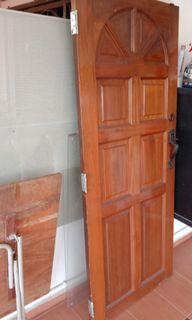 Quality Hardwood door pintu kayu keras berkualiti