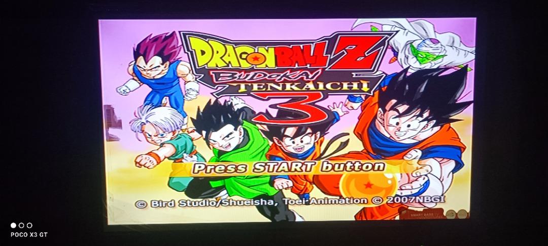 RARE Dragon Ball Z Budokai Tenkaichi 3 Sony PlayStation PS2 VIDEO GAME FREE  SHIP 742725275577