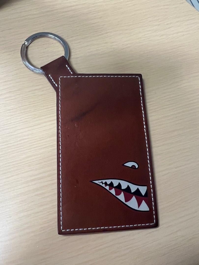 Limited Edition Swift Leather Hermes Shark Card Holder Bag Charm NEW at  1stDibs