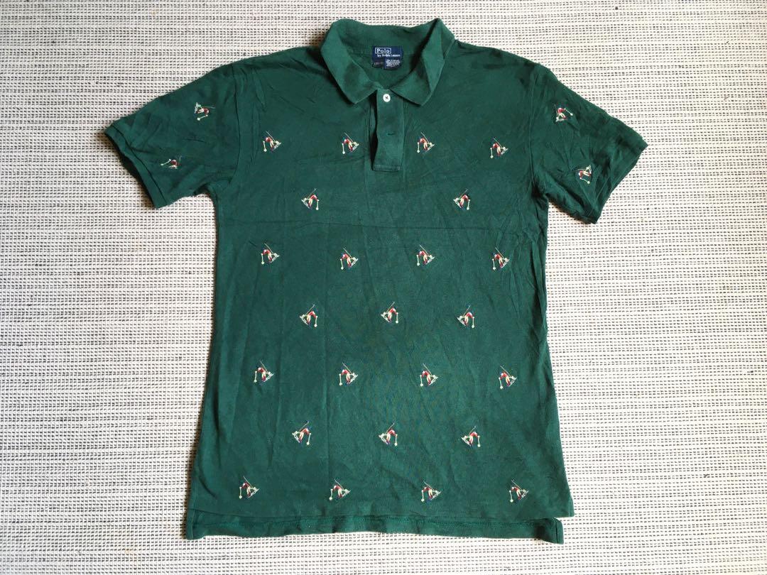 Rare vtg Polo Ralph Lauren embroidery logo, Men's Fashion, Tops & Sets,  Tshirts & Polo Shirts on Carousell