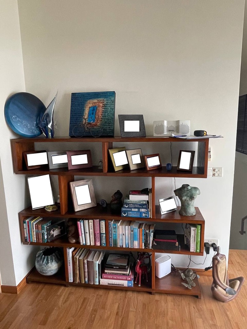 Real Wood Open Book Shelves, Furniture & Home Living, Furniture