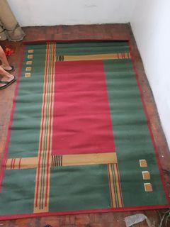 Red and Green Design Carpet