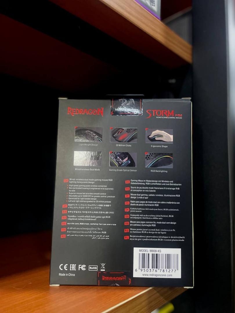 REDRAGON STORM PRO GAMING MOUSE, Computers & Tech, Parts
