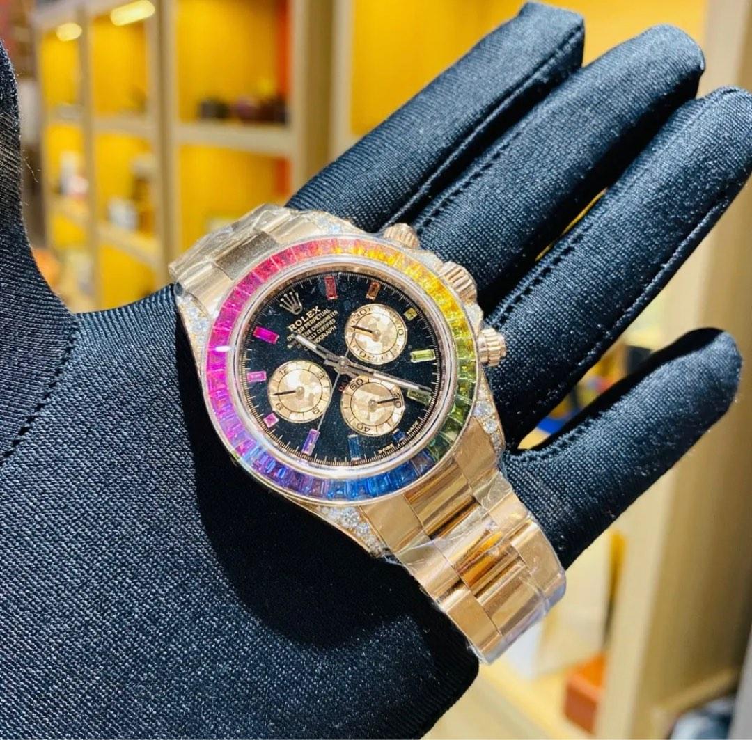 Rolex daytona rainbow clearance factory