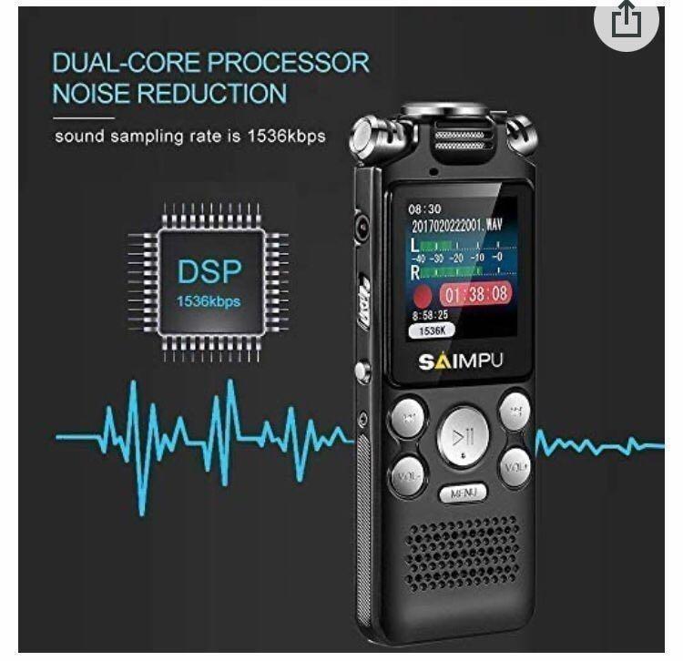 SAIMPU Digital Voice Recorder, Audio, Voice Recorders on Carousell