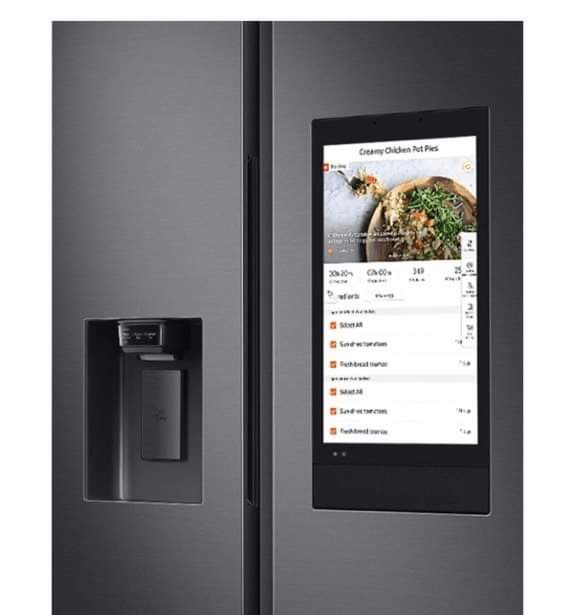 Samsung 23.2cuft family hub side by side inverter with WIFI rs64t5f01b4 RS64T5F01B4, TV & Home