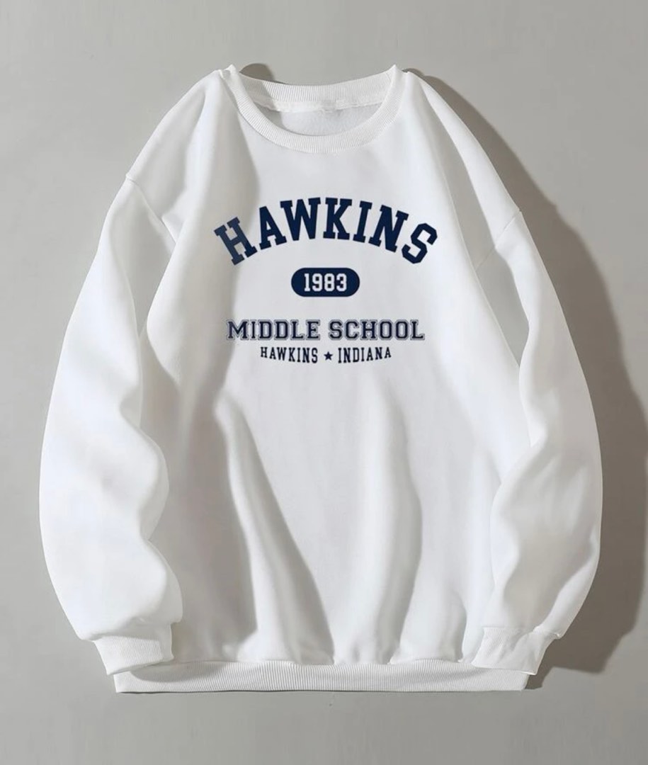 Hawkins sweater clearance