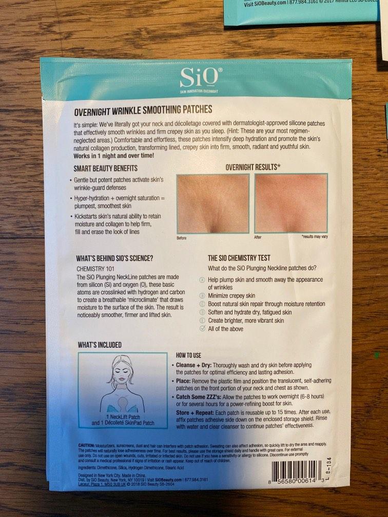 Sio Beauty Facelift Neck Forehead Chest overnight smoothing