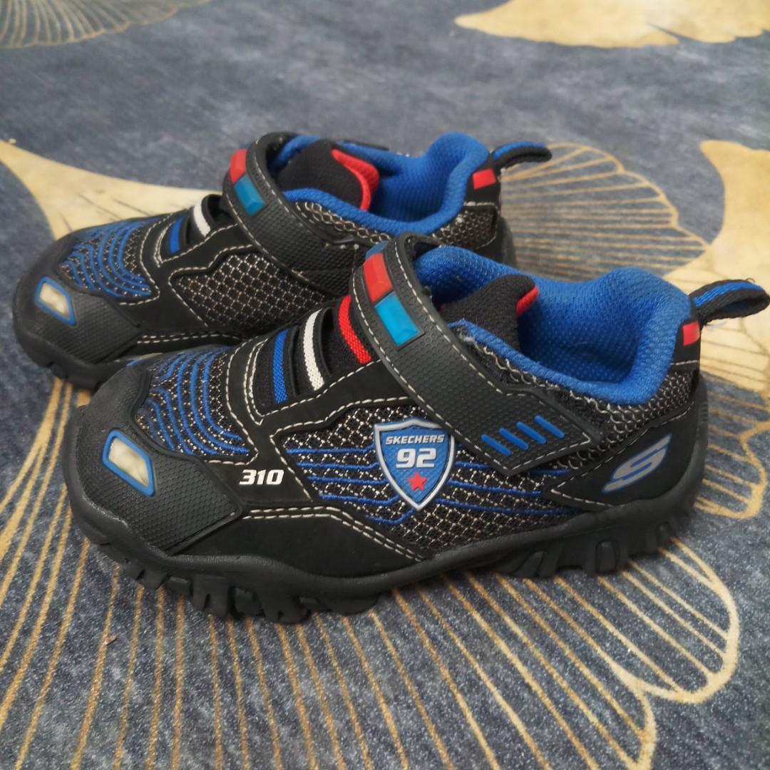 Skechers Hot Lights Trainer Damager 3 Lil Patroller Kids Shoes