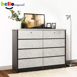 [Kingswood] MARK2 Solid plywood Chest of Drawers, 8 drawers cabinet, storage cupboard, wardrobe organiser  ▪️FREE installation & delivery ✔️
