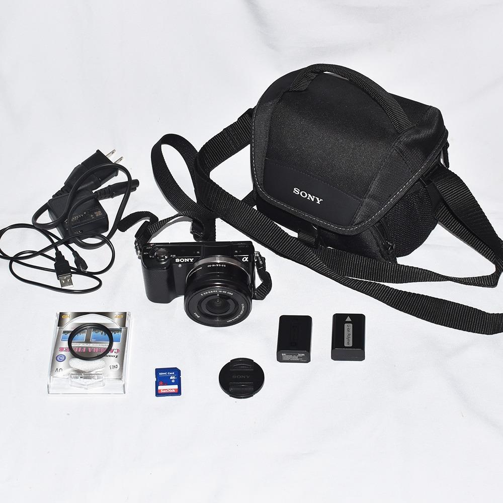 Sony mirrorless A5000 with 1650mm AF OSS lens (w/ Sony camera bag