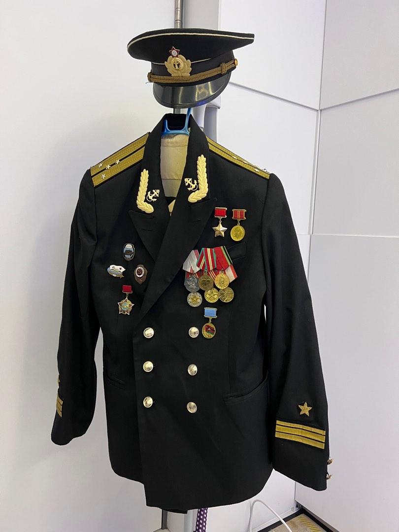 Soviet Era (Late) Navy Officer Captain-Lieutenant uniform, Hobbies & Toys, Memorabilia & Collectibles, Vintage Collectibles Carousell