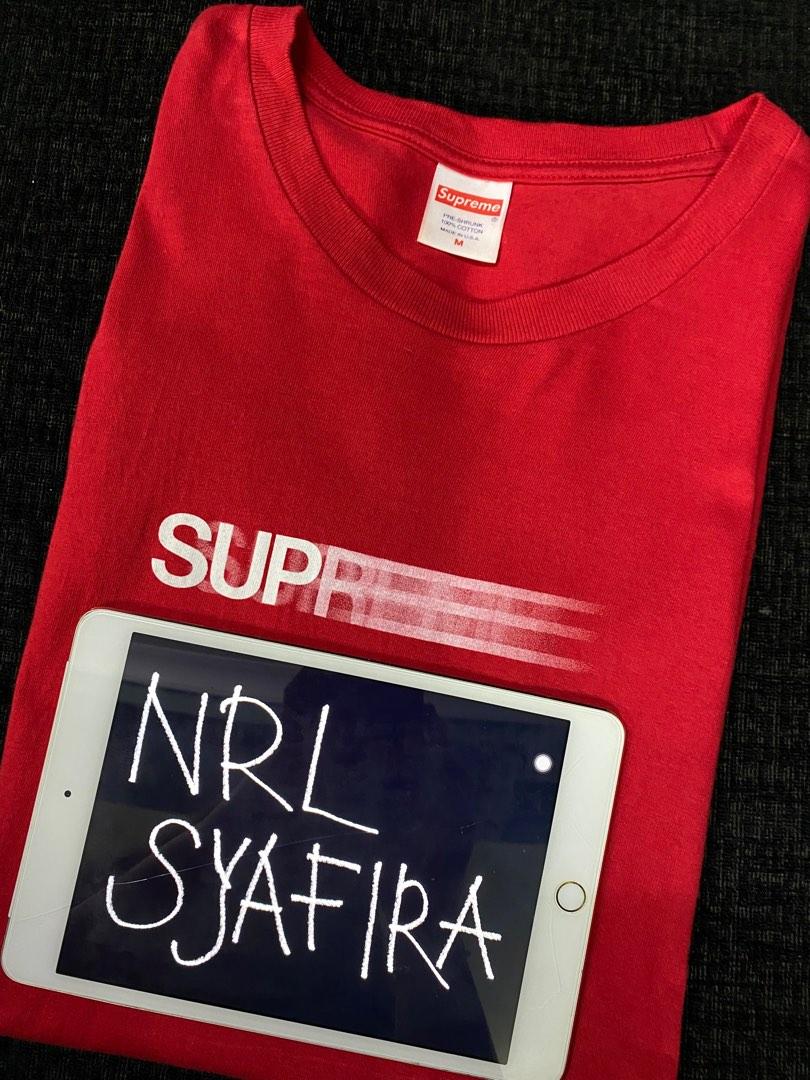 Supreme red clearance tee