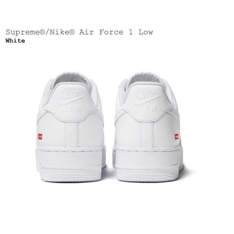 Supreme x Nike Air Force 1 Low 白聯名鞋款, 他的時尚, 鞋, 運動鞋在