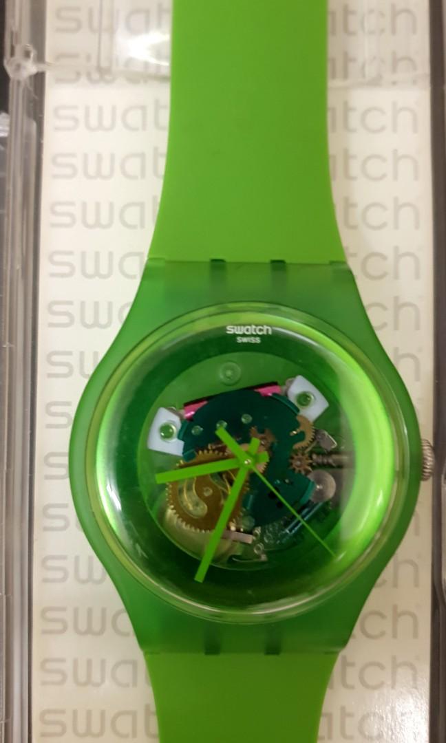 Swatch watch green online