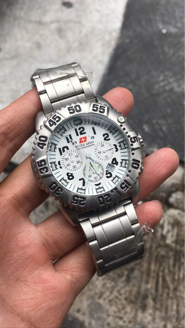 Jam swiss army discount chronograph
