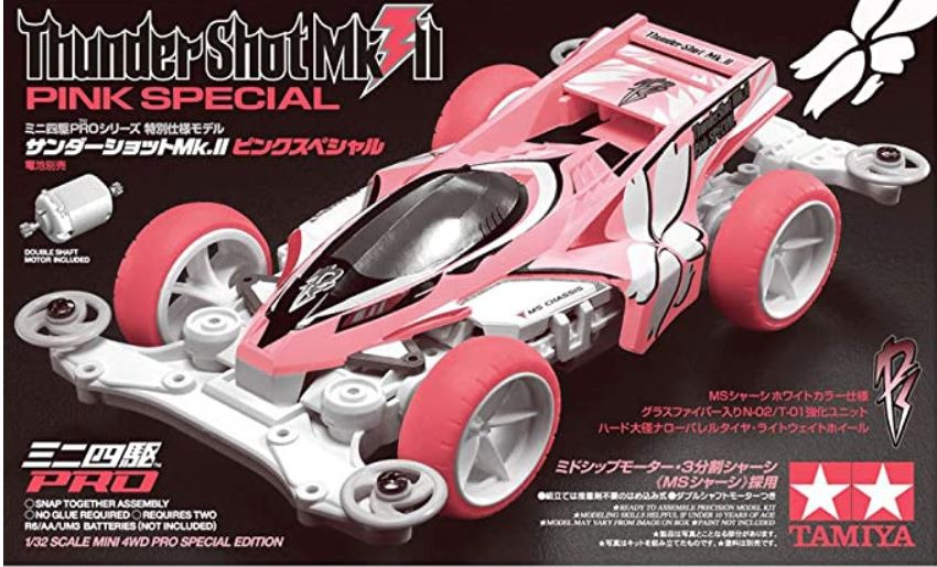 Tamiya Racer Mini 4WD Series Thundershot MKII Pink Special 95465 ...