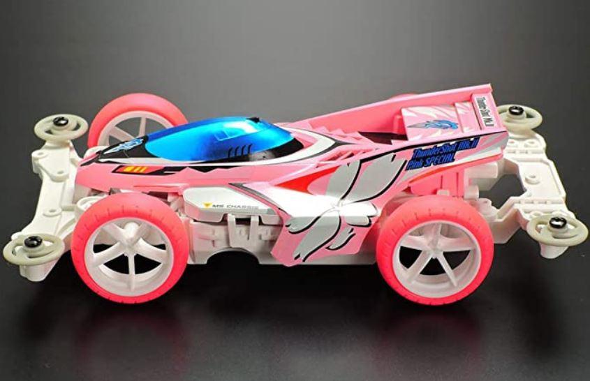 Mini 4WD Tamiya Thunder Shot Mk.II Pink Special - Échelle 1/32 - Modèle Neuf Sous Blister