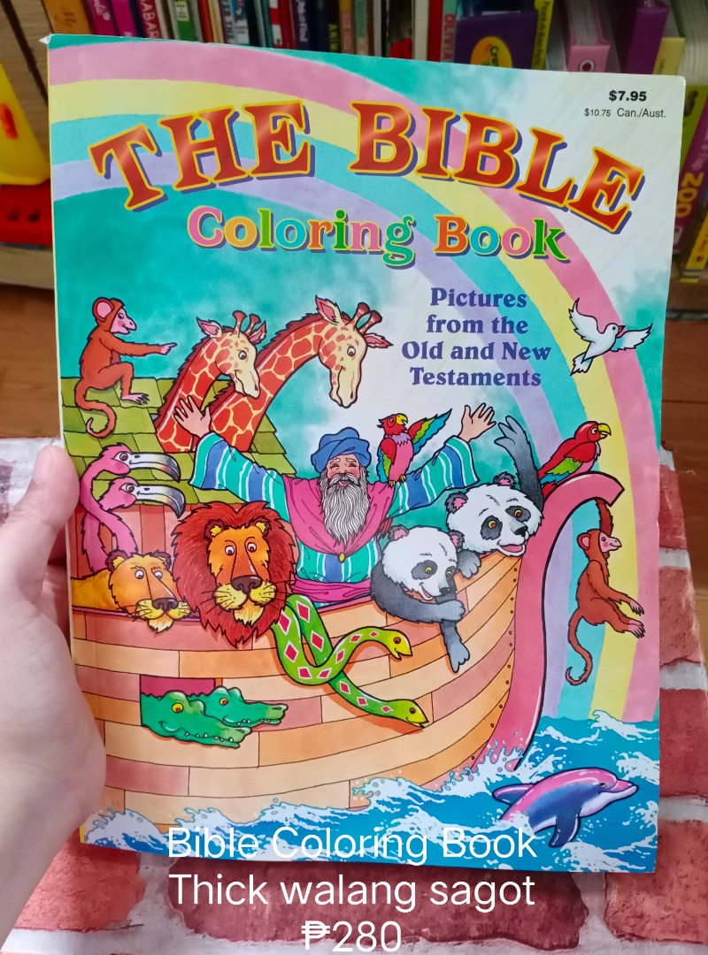 The Bible Coloring Book thick, Hobbies & Toys, Books & Magazines