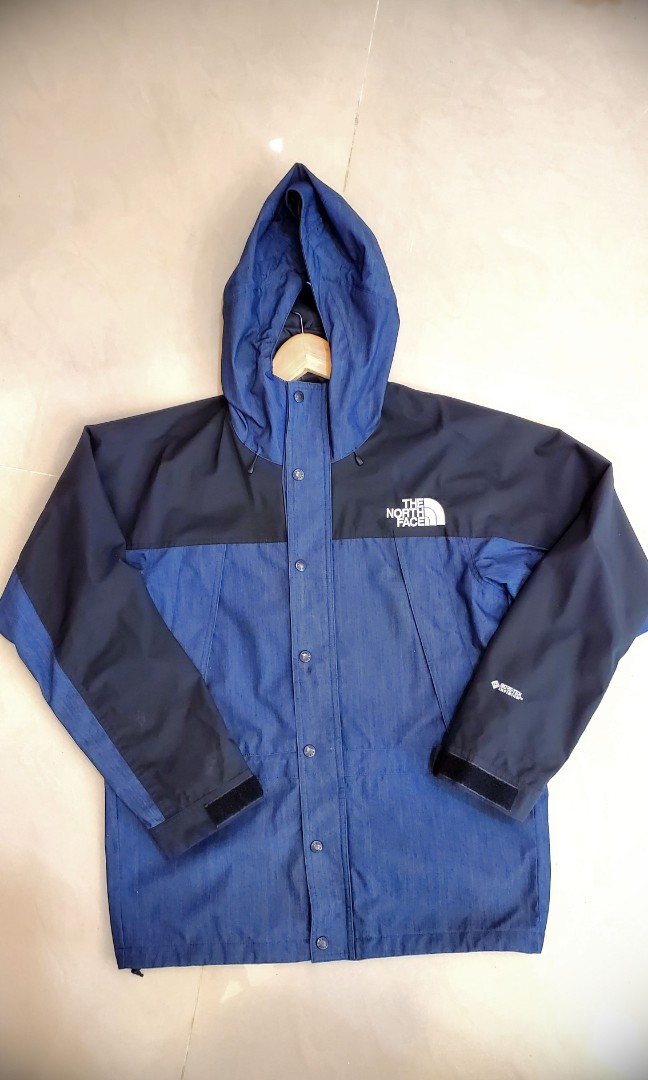 日版THE NORTH FACE MOUNTAIN LIGHT DENIM JACKET 丹寧登山外套GORE