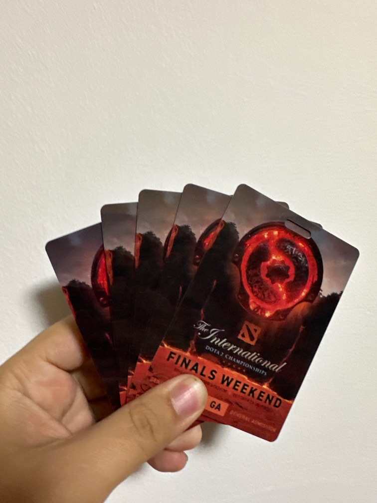 TI Tickets Dota 2, Tickets & Vouchers, Event Tickets on Carousell