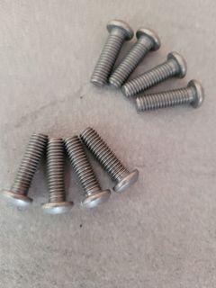 Titanium disc brake caliper screws