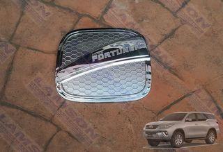 Toyota Fortuner 2nd Generation 2016 - 2022 Fuel Tank Cover Chrome