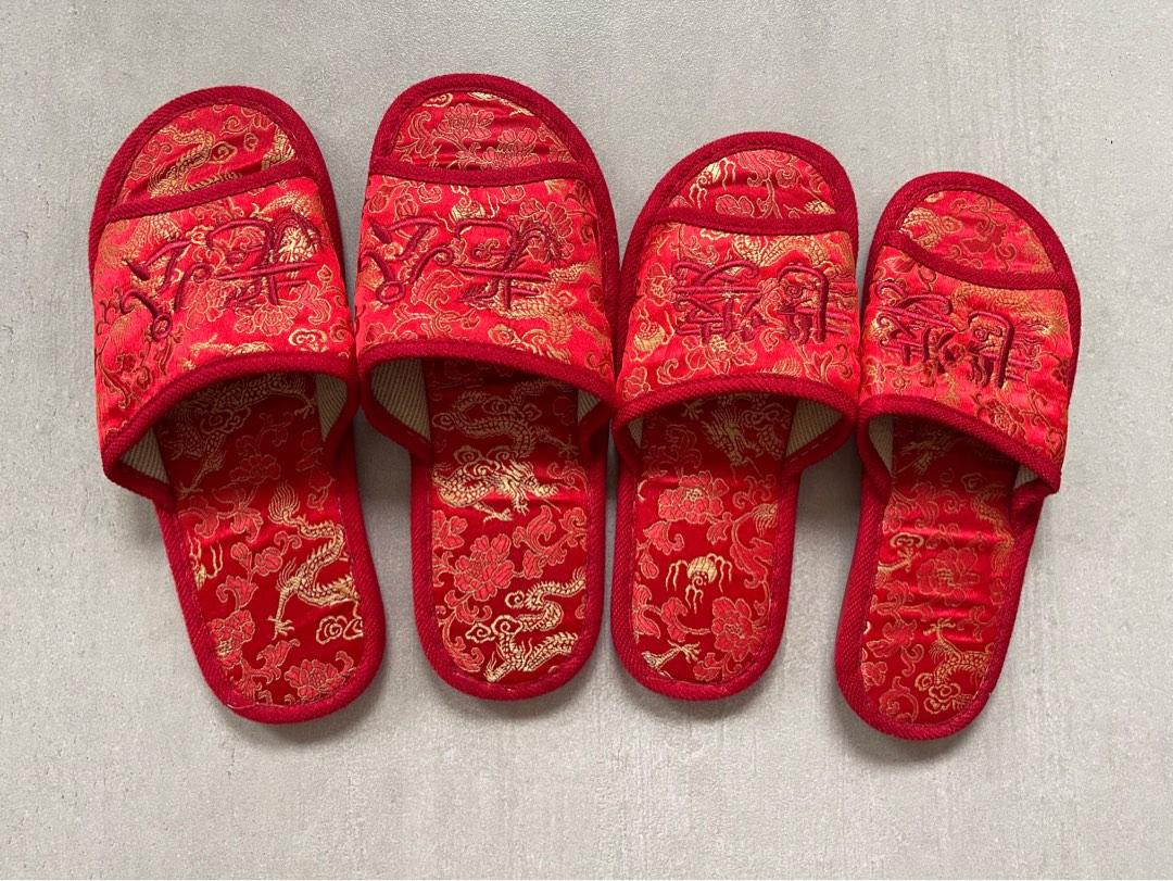 Buy Personalized Gift for Bride, Red Flat Bridal Shoes, Traditional Chinese  Wedding Shoes, Traditional Dragon and Bird Red Wedding Flat Shoes Online in  India - Etsy